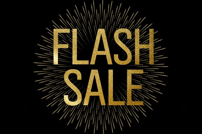 30% off flash sale